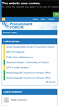 Mobile Screenshot of procurement-forum.eu